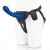 Синяя насадка Remote Control P-Spot G-Spot с черными трусиками - 20 см. - Pegasus - купить с доставкой в Химках