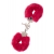 Металлические наручники с красной меховой опушкой METAL HANDCUFF WITH PLUSH RED - Dream Toys - купить с доставкой в Химках
