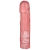 Розовая фаллическая насадка Vac-U-Lock 8  Crystal Jellies Dong - 20,3 см. - Doc Johnson - купить с доставкой в Химках