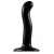 Черный фаллоимитатор-насадка Strap-On-Me P G spot Dildo size S - 16,4 см. - Strap-on-me - купить с доставкой в Химках