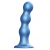Голубая насадка Strap-On-Me Dildo Plug Balls size L - Strap-on-me - купить с доставкой в Химках