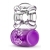 Фиолетовое эрекционное виброкольцо Pleaser Rechargeable C-Ring - Blush Novelties - в Химках купить с доставкой