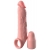 Телесная насадка-удлинитель 2 Inch Silicone X-tension with Strap - 20,3 см. - Pipedream - в Химках купить с доставкой