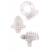 Набор из 3 прозрачных эрекционных колец с вибрацией Teasers Ring Kit - Chisa - в Химках купить с доставкой