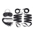 Эротический набор 4PC Bondage Bed Strap   Flogger Kit - Lux Fetish - купить с доставкой в Химках