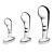 Набор из 3 стальных стимуляторов простаты Stainless Steel P-spot Training Set - b-Vibe - в Химках купить с доставкой