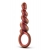 Коричневый анальный стимулятор Spiral Loop Copper Anal Plug - 13,3 см. - Blush Novelties