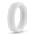 Белое люминесцентное эрекционное кольцо Silicone Glo Cock Ring - Blush Novelties - в Химках купить с доставкой