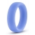 Голубое люминесцентное кольцо Silicone Glo Cock Ring - Blush Novelties - в Химках купить с доставкой