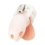 Белая клетка для пениса Silicone Small 2 in Cock Cage With Ball Divider - BlueLine - купить с доставкой в Химках