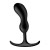 Черный массажер простаты с утяжелителями Premium Silicone Weighted Prostate Plug Medium - 16,3 см. - XR Brands - в Химках купить с доставкой