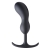 Черный массажер простаты с утяжелителями Premium Silicone Weighted Prostate Plug Large - 18,8 см. - XR Brands - в Химках купить с доставкой