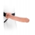 Фаллопротез телесного цвета Hollow Strap-On - 29 см. - Pipedream - купить с доставкой в Химках