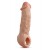 Телесная насадка-удлинитель Intrepid 9.25 Inch Realistic Penis Extender Sleeve - 23,5 см. - Blush Novelties - в Химках купить с доставкой