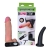Страпон с 2 насадками и вибрацией UniStrap - 19 и 12 см. - LOVETOY (А-Полимер) - купить с доставкой в Химках