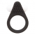 Чёрное эрекционное кольцо LIT-UP SILICONE STIMU RING 1 BLACK - Dream Toys - в Химках купить с доставкой
