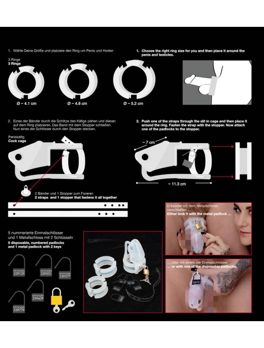 Набор для мужского пояса верности Cock Cage Set - Orion - купить с доставкой в Химках