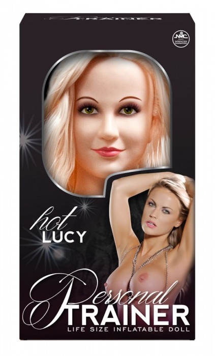 Надувная кукла с вибрацией и 2 любовными отверстиями Hot Lucy Lifesize Love Doll - NMC - в Химках купить с доставкой