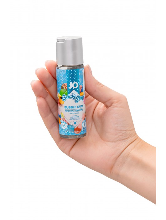Смазка на водной основе Candy Shop Bubblegum с ароматом жвачки - 60 мл. - System JO - купить с доставкой в Химках