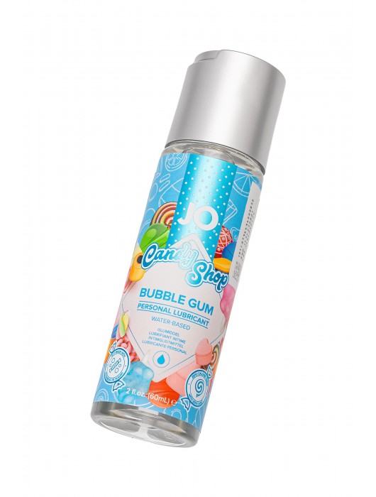Смазка на водной основе Candy Shop Bubblegum с ароматом жвачки - 60 мл. - System JO - купить с доставкой в Химках