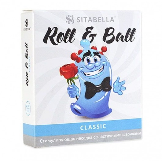 стимулирующий презерватив-насадка Roll   Ball Classic - Sitabella - купить с доставкой в Химках