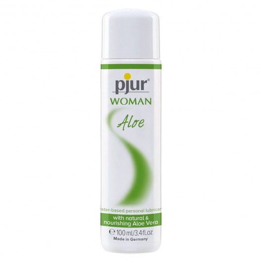 Лубрикант на водной основе pjur WOMAN Aloe - 100 мл. - Pjur - купить с доставкой в Химках
