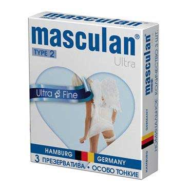 Ультратонкие презервативы Masculan Ultra Fine с обильной смазкой - 3 шт. - Masculan - купить с доставкой в Химках