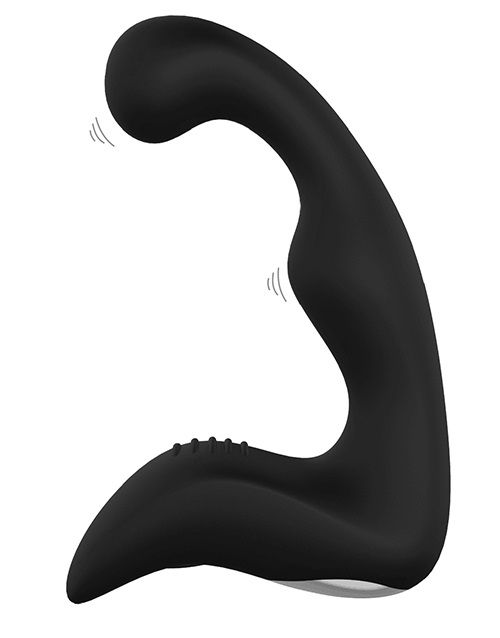 Чёрный перезаряжаемый массажёр простаты BOOTY PLEASER - Dream Toys - в Химках купить с доставкой