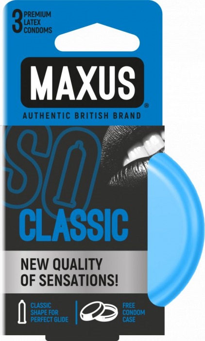 Классические презервативы в железном кейсе MAXUS Classic - 3 шт. - Maxus - купить с доставкой в Химках