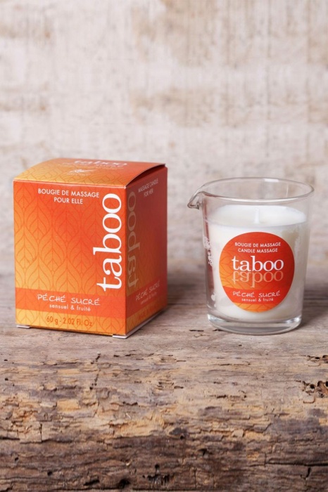 Массажное аромамасло с афродизиаками для женщин RUF Taboo Peche sucre - 60 гр. - RUF - купить с доставкой в Химках
