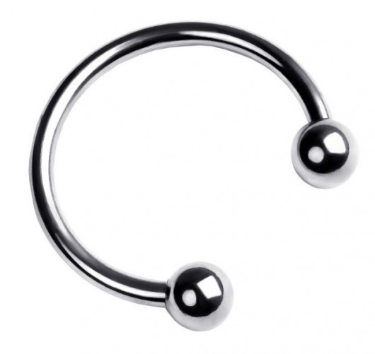 Серебристая подкова на головку пениса - ToyFa - купить с доставкой в Химках