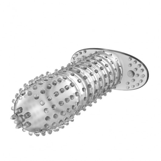 Закрытая прозрачная насадка Crystal sleeve - 12 см. - Erowoman-Eroman - в Химках купить с доставкой