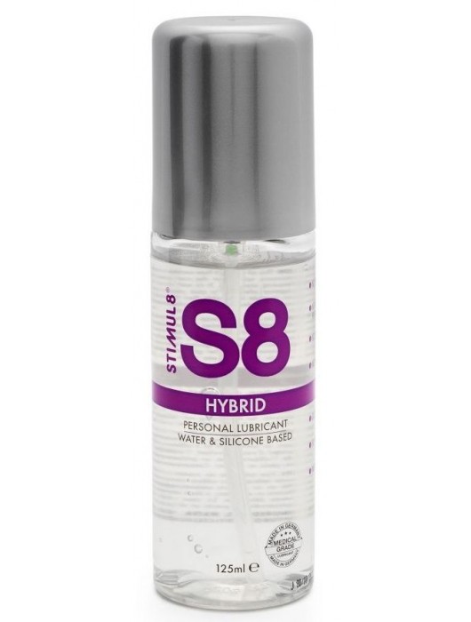 Интимная смазка на водно-силиконовой основе S8 Hybrid - 125 мл. - Stimul8 - купить с доставкой в Химках