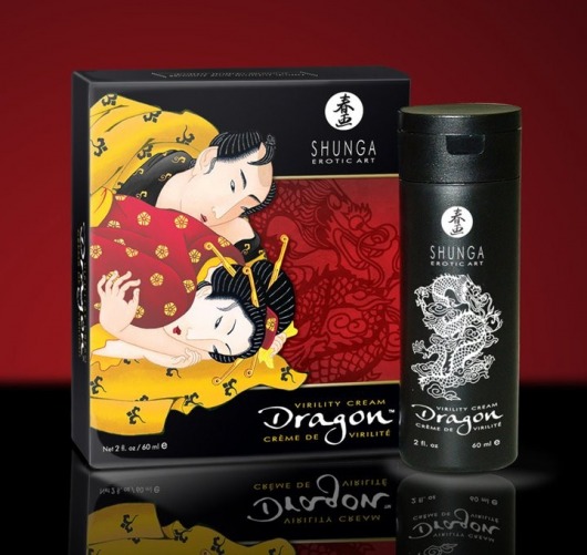 Интимный мужской крем  Дракон - Shunga - купить с доставкой в Химках