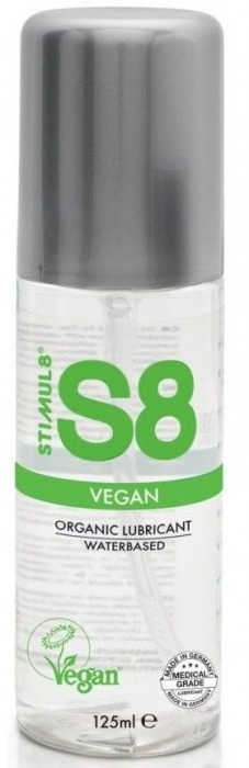 Веганский лубрикант на водной основе S8 Vegan Lube - 125 мл. - Stimul8 - купить с доставкой в Химках