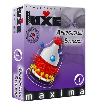 Презерватив LUXE Maxima  Аризонский Бульдог  - 1 шт. - Luxe - купить с доставкой в Химках