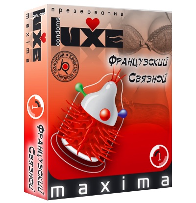 Презерватив LUXE Maxima  Французский связной  - 1 шт. - Luxe - купить с доставкой в Химках