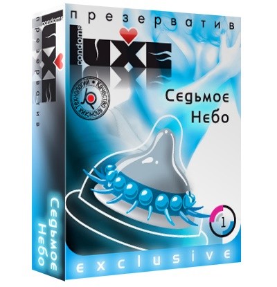 Презерватив LUXE  Exclusive  Седьмое небо  - 1 шт. - Luxe - купить с доставкой в Химках