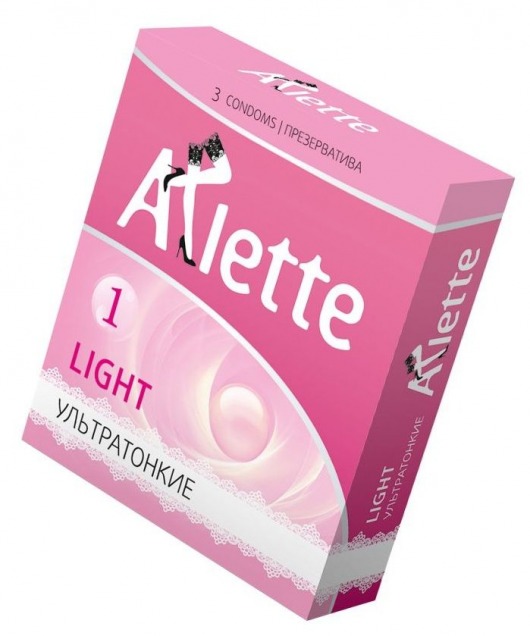 Ультратонкие презервативы Arlette Light - 3 шт. - Arlette - купить с доставкой в Химках