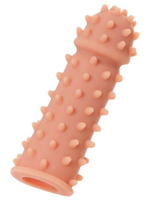 Телесная реалистичная насадка KOKOS Extreme Sleeve 03 с дополнительной стимуляцией - 12,7 см. - KOKOS - в Химках купить с доставкой