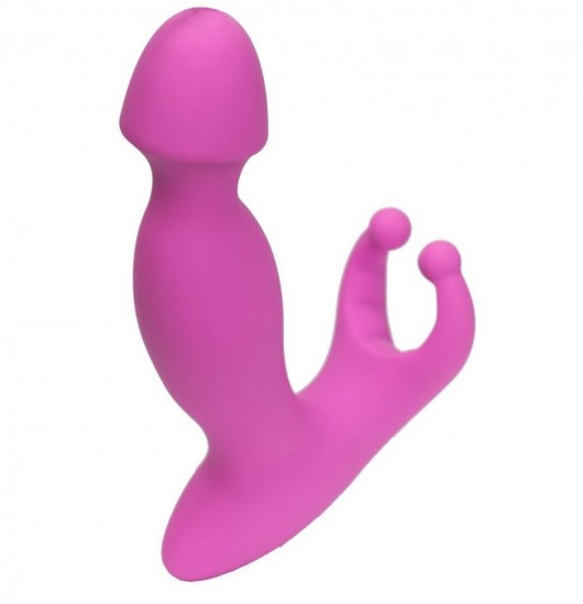 Розовый стимулятор простаты с усиками - 15 см. - 4sexdreaM - в Химках купить с доставкой