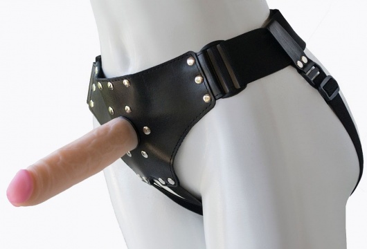 Женский мягкий пояс с насадкой Classic lux-ГЕРЦОГ - 18,2 см. - LOVETOY (А-Полимер) - купить с доставкой в Химках