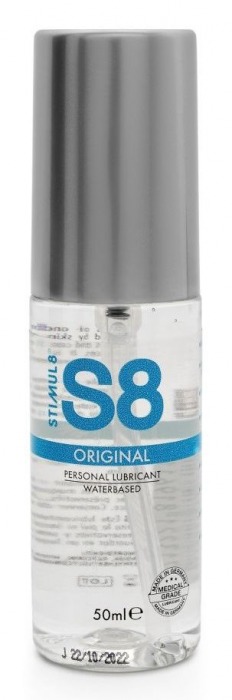 Универсальный лубрикант на водной осноdе S8 Original Lube - 50 мл. - Stimul8 - купить с доставкой в Химках