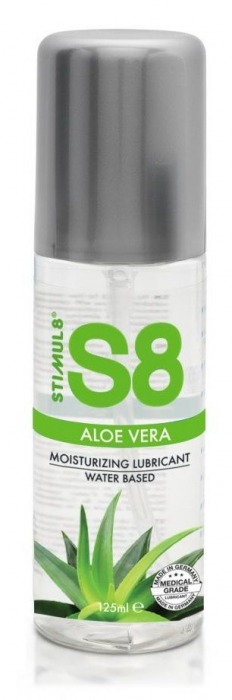 Лубрикант на водной основе S8 Aloe Vera Lube - 125 мл. - Stimul8 - купить с доставкой в Химках