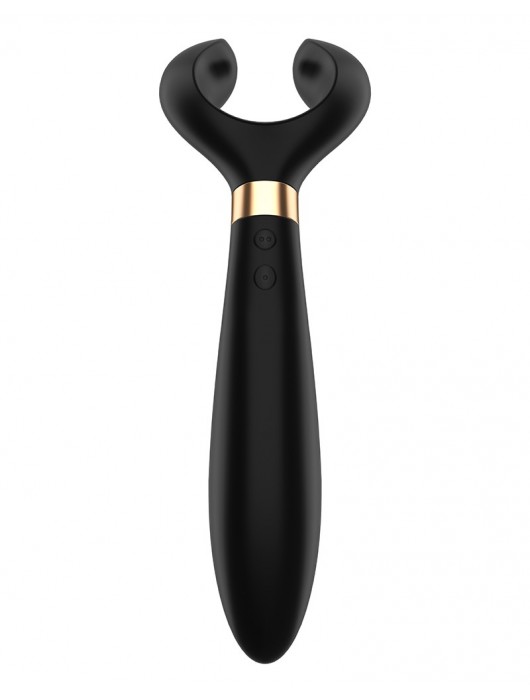 Чёрный вибромассажер для пар Satisfyer Partner Multifun 3 - Satisfyer