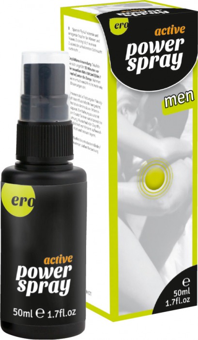 Стимулирующий спрей для мужчин Active Power Spray - 50 мл. - Ero - купить с доставкой в Химках