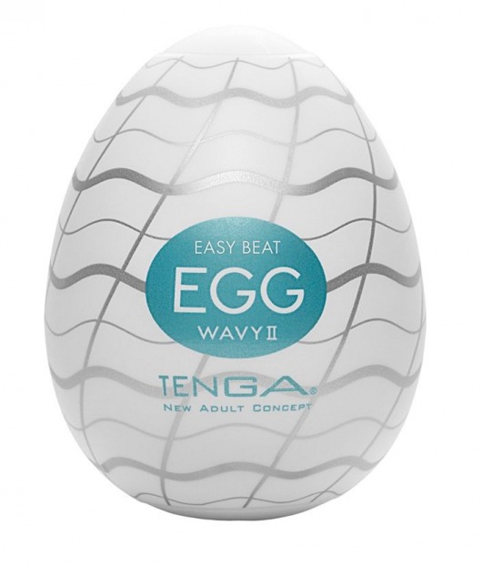 Мастурбатор-яйцо EGG Wavy II - Tenga - в Химках купить с доставкой