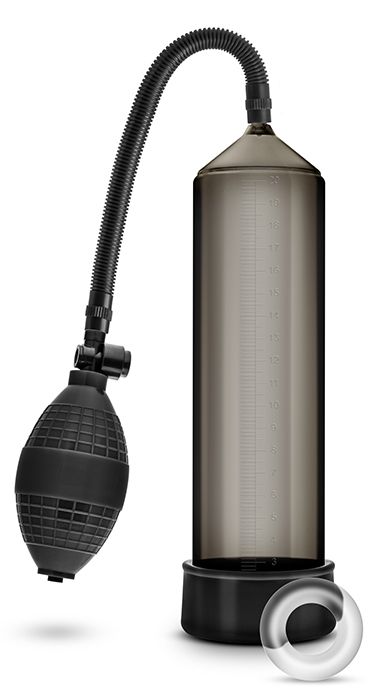 Черная вакуумная помпа VX101 Male Enhancement Pump - Blush Novelties - в Химках купить с доставкой