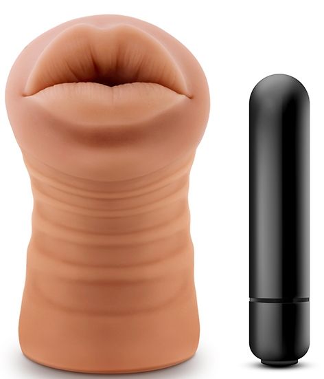 Кофейный мастурбатор-ротик Isabella - Blush Novelties - в Химках купить с доставкой