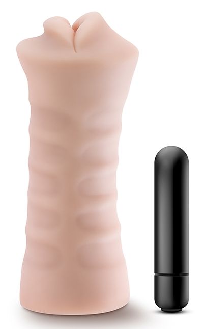 Телесный мастурбатор-ротик Angie - Blush Novelties - в Химках купить с доставкой